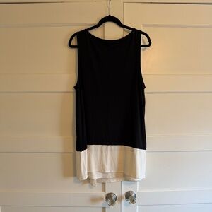 JJill WearEver Sleeveless Black Tunic: Large